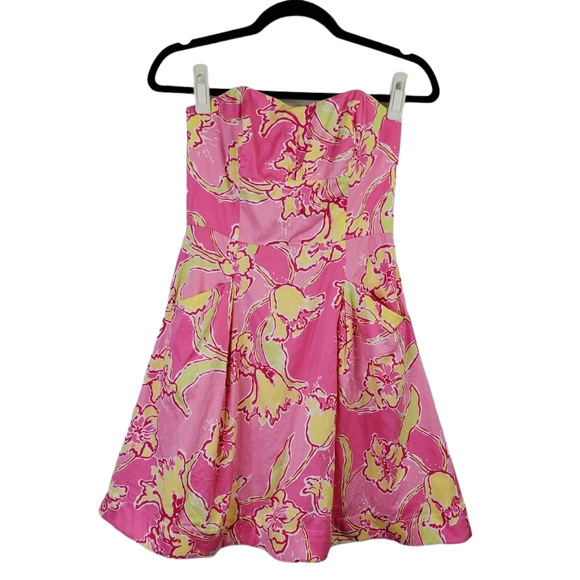 Lilly Pulitzer Dresses & Skirts - SOLD ~ LILLY PULITZER HOTTY PINK DAYLILY BLOOSOM DRESS ~0